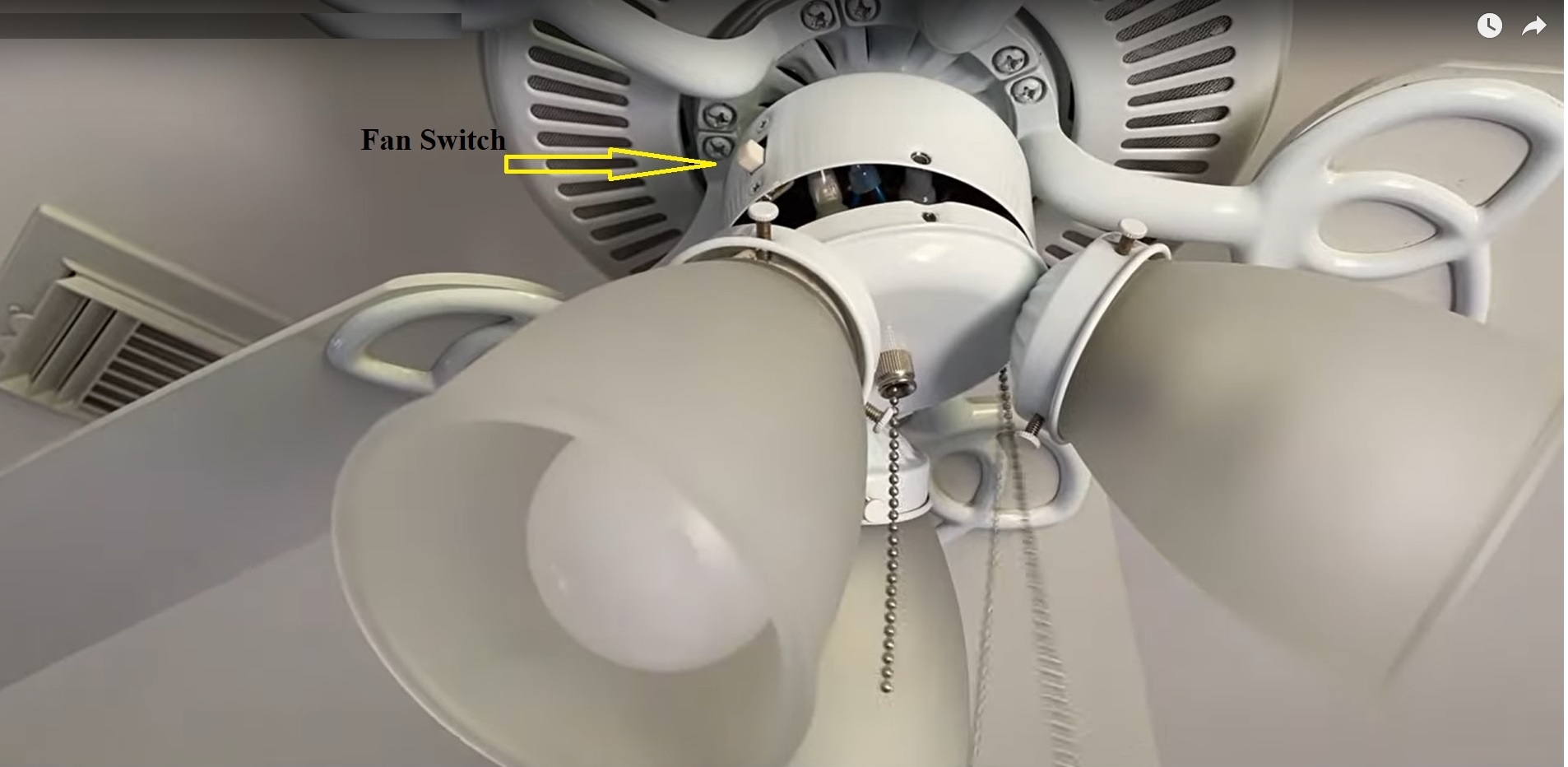 Replacement Of Ceiling Fan Switch, Smart Ceiling Fan Switch Up Or Down7 Steps